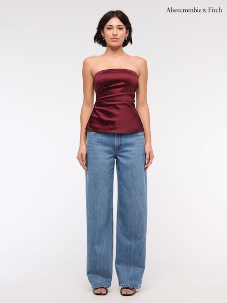 Abercrombie & Fitch Blue Medium Low Rise Ultra Loose Jeans (W28275) | £75