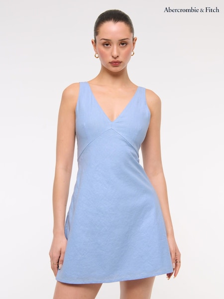 Abercrombie & Fitch V-Neck Mini Dress (W28278) | £52