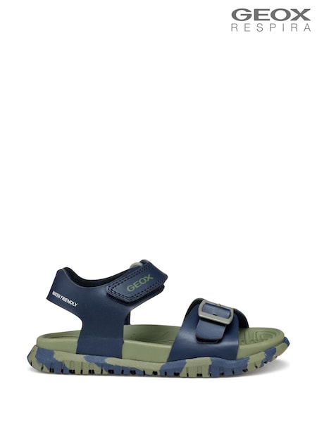 Geox Blue J Fusbetto Sandals (W28500) | £47