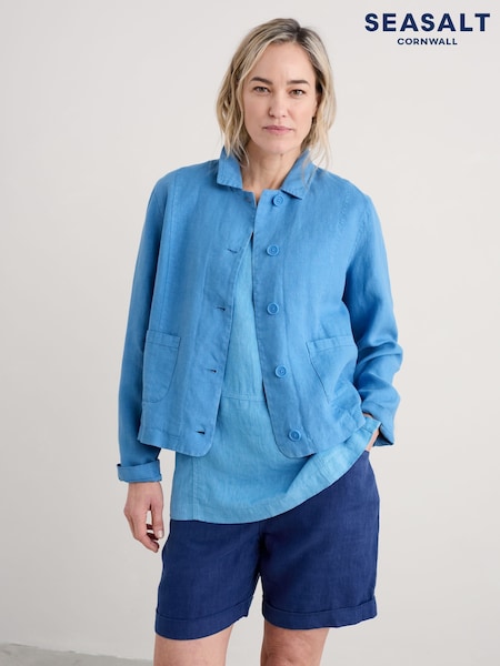 Seasalt Cornwall Blue Petite Arame Jacket (W28558) | £90