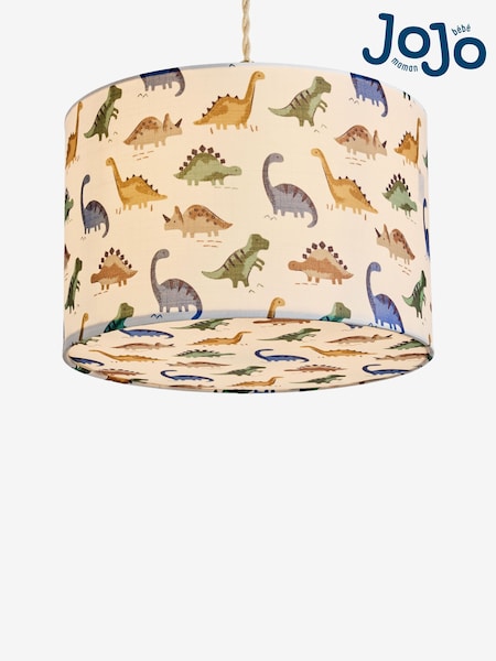 Jojo Maman Bébé Blue/Green Easy Fit Dinosaur Print Shade Ceiling Light (W28914) | £45