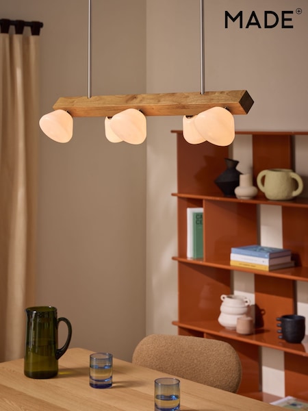 MADE.COM Light Wood Cillian Diner Light (W28943) | £259