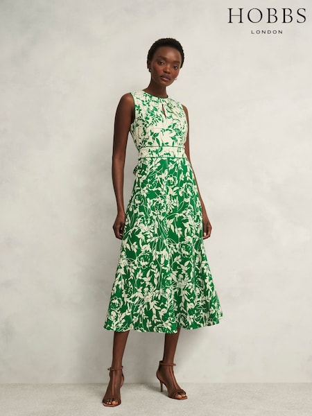 Hobbs Green Petite Maddie Dress (W29005) | £179