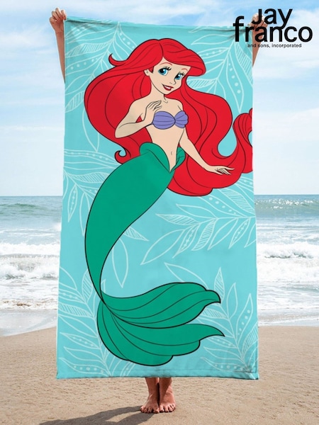 Jay Franco Blue Disney The Little Mermaid Adventure Beach Towel (W29024) | £19
