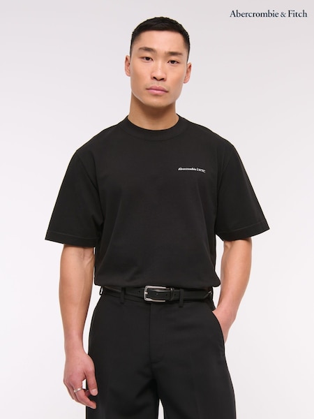 Abercrombie & Fitch Chest Logo Short Sleeve T-Shirt (W29287) | £35