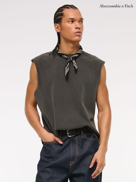 Abercrombie & Fitch 100% Cotton Acid Wash Sleeveless Tank Top (W29293) | £22