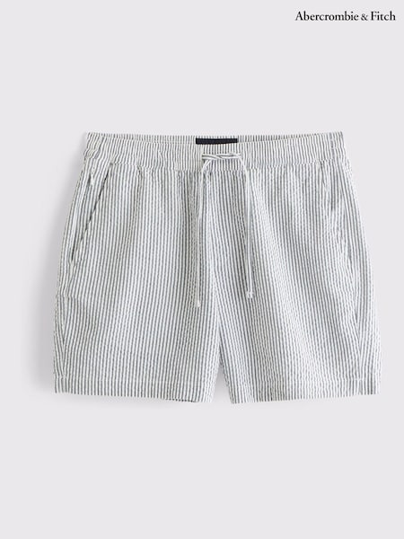 Abercrombie & Fitch 100% Cotton Pull-on Stripe Shorts (W29314) | £52