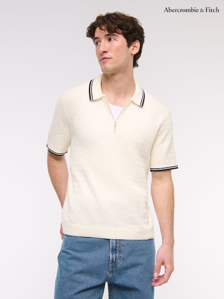 Abercrombie & Fitch Zip Polo Shirt (W29318) | £52