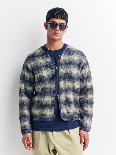 Universal Works Blue Zip Liner Jacket (W29592) | £195