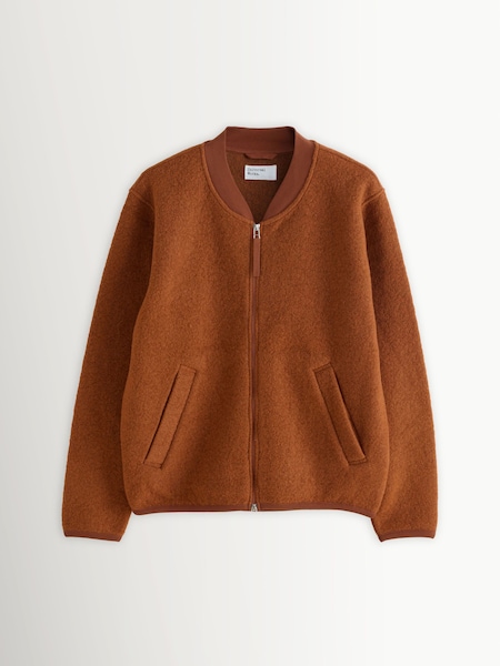 Universal Works Orange Zip Bomber Jacket (W29595) | £150