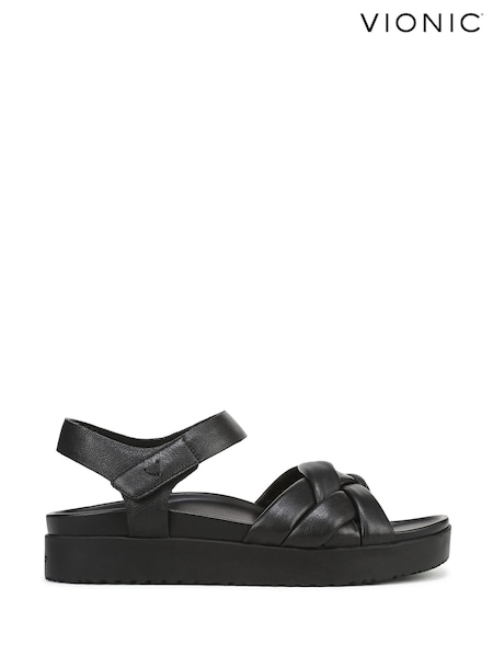 Vionic Regular Fit Gold Rosa Wedge Sandals (W29624) | £140