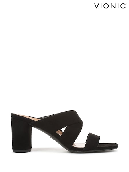 Vionic Wide Fit Merlot Heeled Sandals (W29628) | £140