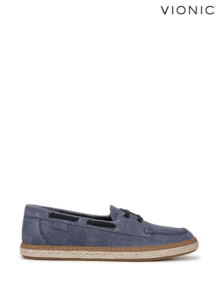 Vionic Regular Fit Cream Bay Boat Shoes (W29635) | £130