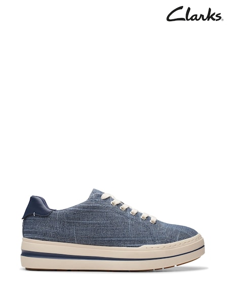 Clarks Blue Audreigh Flatform Sun Shoes (W29674) | £70