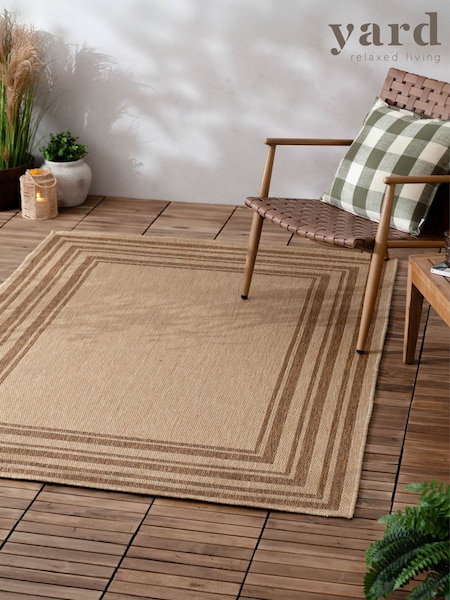 Yard Natural Camber Jute Effect Indoor/Outdoor Rug (W29710) | £54 - £74