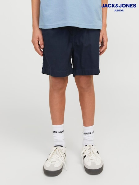 JACK & JONES Junior Tie Waist Linen Blend Shorts (W29726) | £15