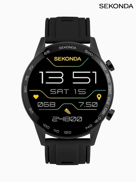 Sekonda 45mm Active Plus Smart Watch in Silicone Strap (W29770) | £90