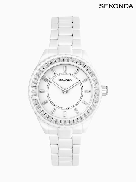 Sekonda Ladies Classic 34mm Margot Watch with Stainless Steel Bracelet Dial (W29772) | £50