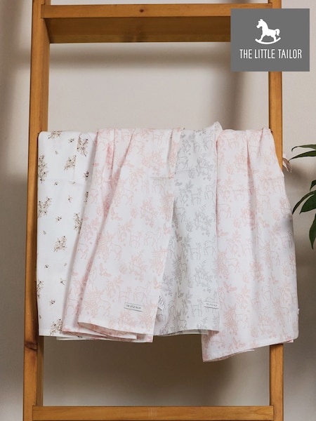 The Little Tailor Baby Chunky Sherpa Fleece Muslins (W29933) | £22