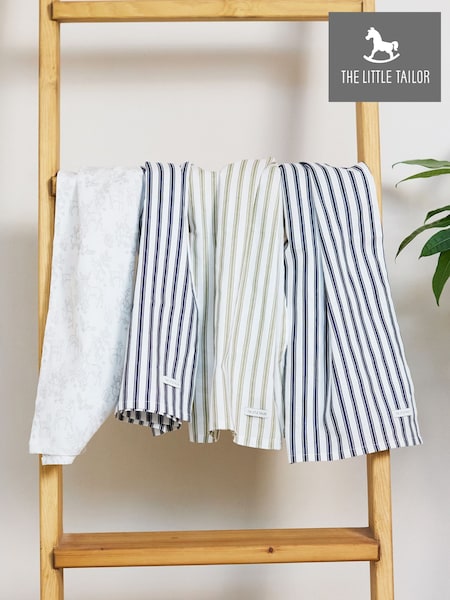 The Little Tailor 4-Pack Cotton Baby Muslins (W29934) | £22