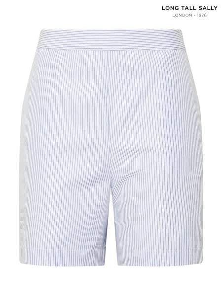 Long Tall Sally Blue Stripe Shorts (W30159) | £21