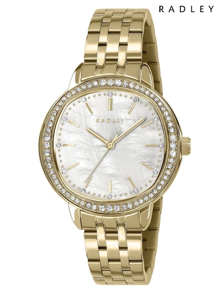 Radley Gold Tone 36mm MOP Stone Set Watches (W30437) | £100