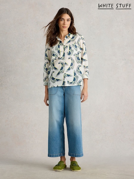 White Stuff White Sophie 100% Organic Cotton Shirt (W30538) | £49