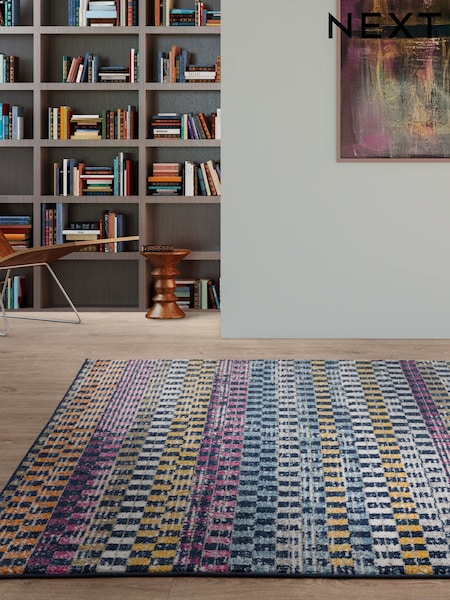 Multi Muse Check Bright Rug (W30547) | £39 - £219