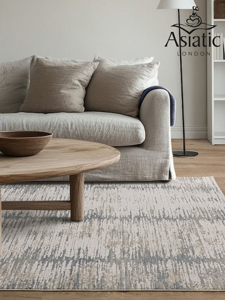 Asiatic Rugs Blue Anders Distress Rug (W30564) | £109 - £349