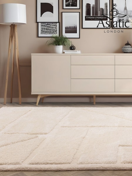 Asiatic Rugs Cream Horizon Cosy Boho Rug (W30565) | £149 - £429