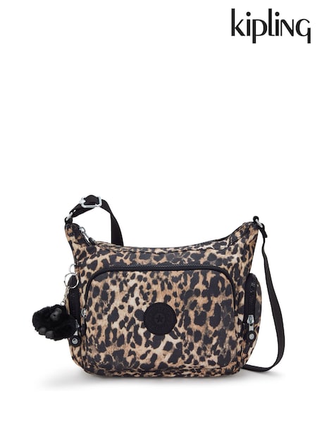 Kipling Gabb S Wild Leopard Brown Bag (W30578) | £88