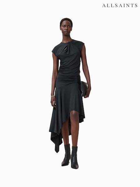 AllSaints Black Annalie Top (W30756) | £69