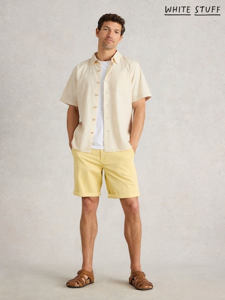White Stuff Natural Ely Short Sleeve Shirt (W30881) | £45
