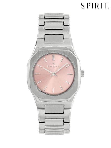 Spirit Ladies Pink Dial Stainless Steel Bracelet Watch (W30946) | £50