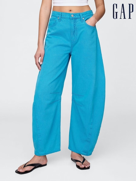 Gap Blue High Rise UltraSoft Horseshoe Jeans (W30971) | £50