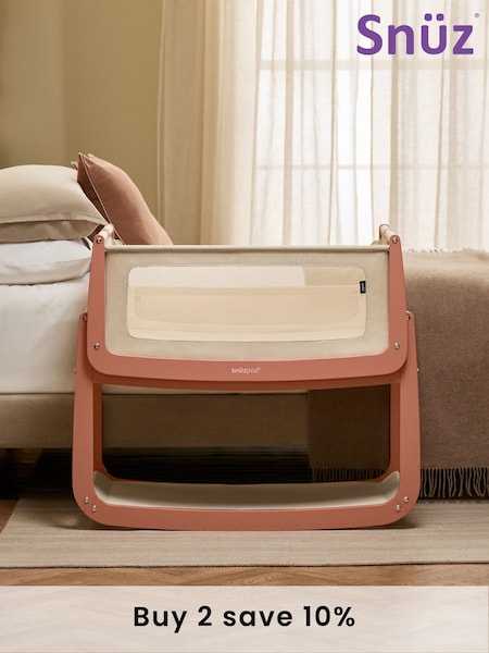Snuz Terracotta SnuzPod 5 Bedside Crib (W31452) | £215