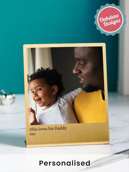 Personalised Metal Photo Print by Oakdene (W31911) | £32