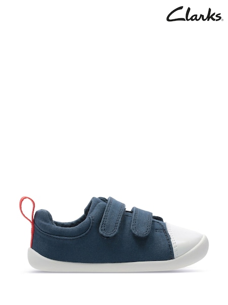 Clarks Blue Roamer Craft T Canvas Shoes (W32068) | £24