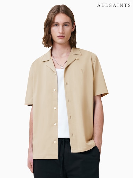 AllSaints Brown Hudson Shirts (W32103) | £79