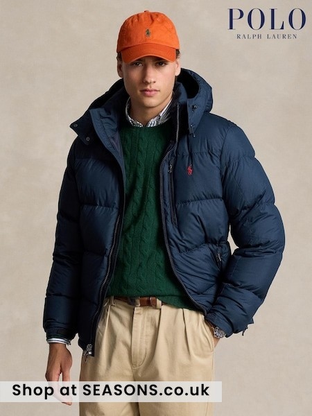 Blue - Regular Polo Ralph Lauren Gorham Down Jacket