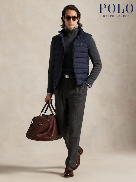 Polo Ralph Lauren Blue Colden Midweight Down Gilet (W32283) | £285