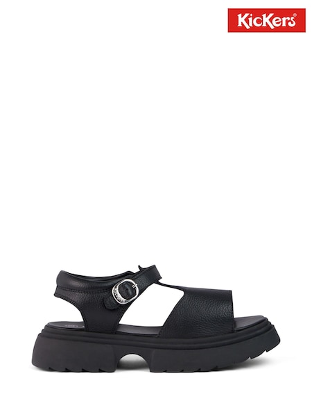 Kickers Black Kenzi Sandals (W32296) | £50