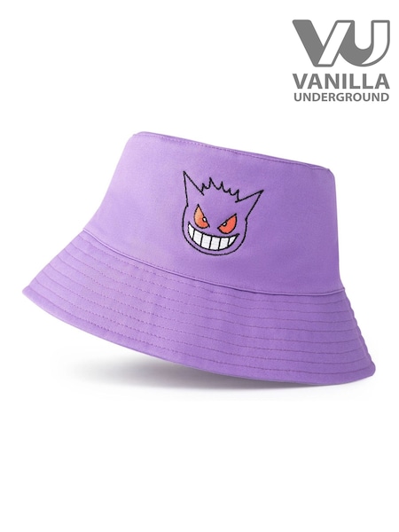 Vanilla Underground Purple Mens Pokemon Bucket Hat (W32399) | £14