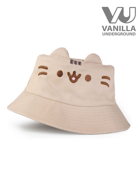 Vanilla Underground Beige Pusheen Womens Bucket Hat (W32416) | £14