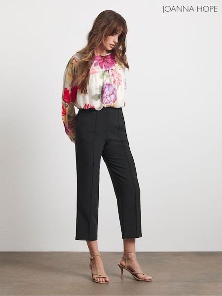 Joanna Hope Cream Capri Trousers (W32453) | £59