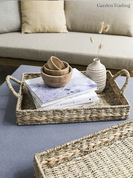 Garden Trading Set of 2 Natural Bayford Woven Tray (W32650) | £50