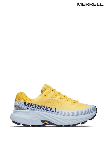 Merrell Yellow Agility Peak 5 Hiking Shoes (W32678) | £160