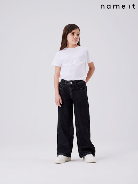 Name It Black Wide Leg Jeans (W32692) | £22