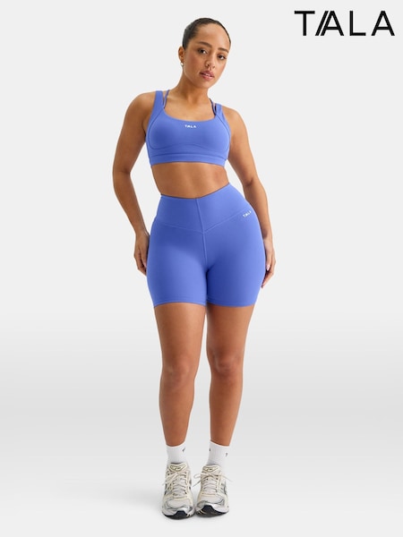 TALA Blue Skin Luxe V-Waist Shorts (W32762) | £42