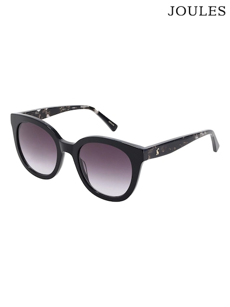 Joules Black Round Sunglasses (W32791) | £60